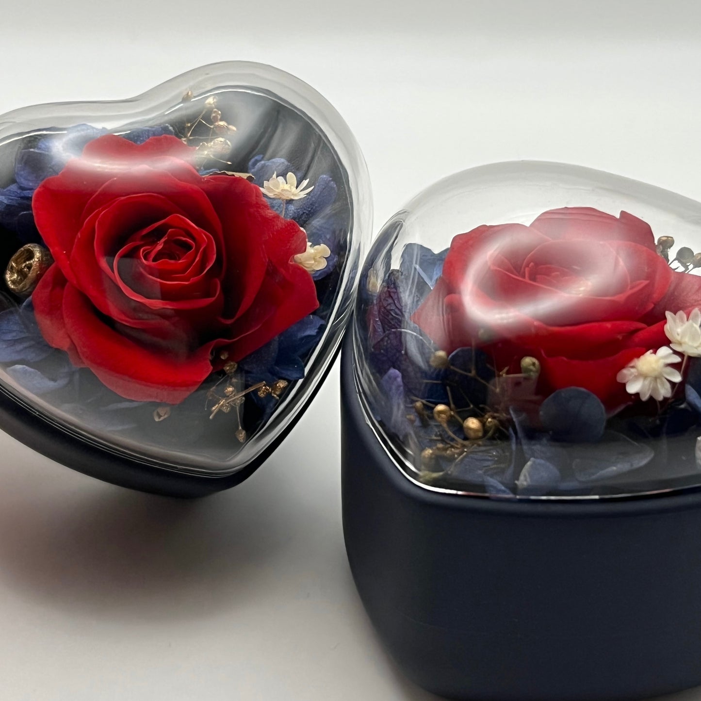 Blue Rose Ring Box