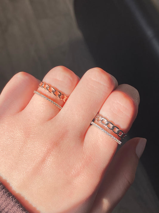 ELEGANT CHAIN RING